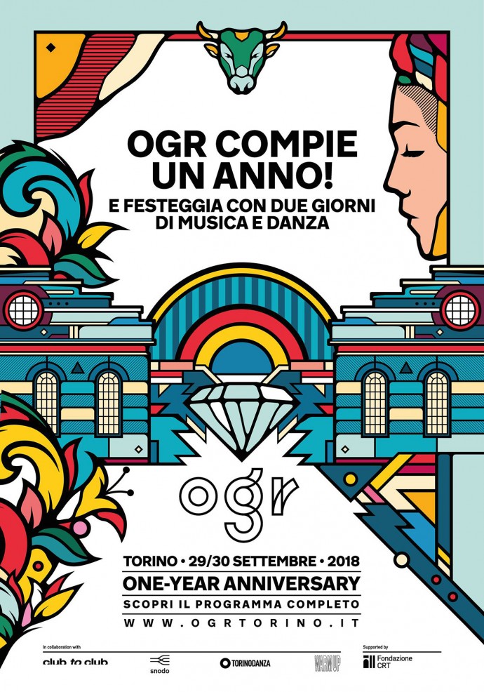 OGR Torino, One-year Anniversary: Ben Ufo · Hunee · Jlin & More